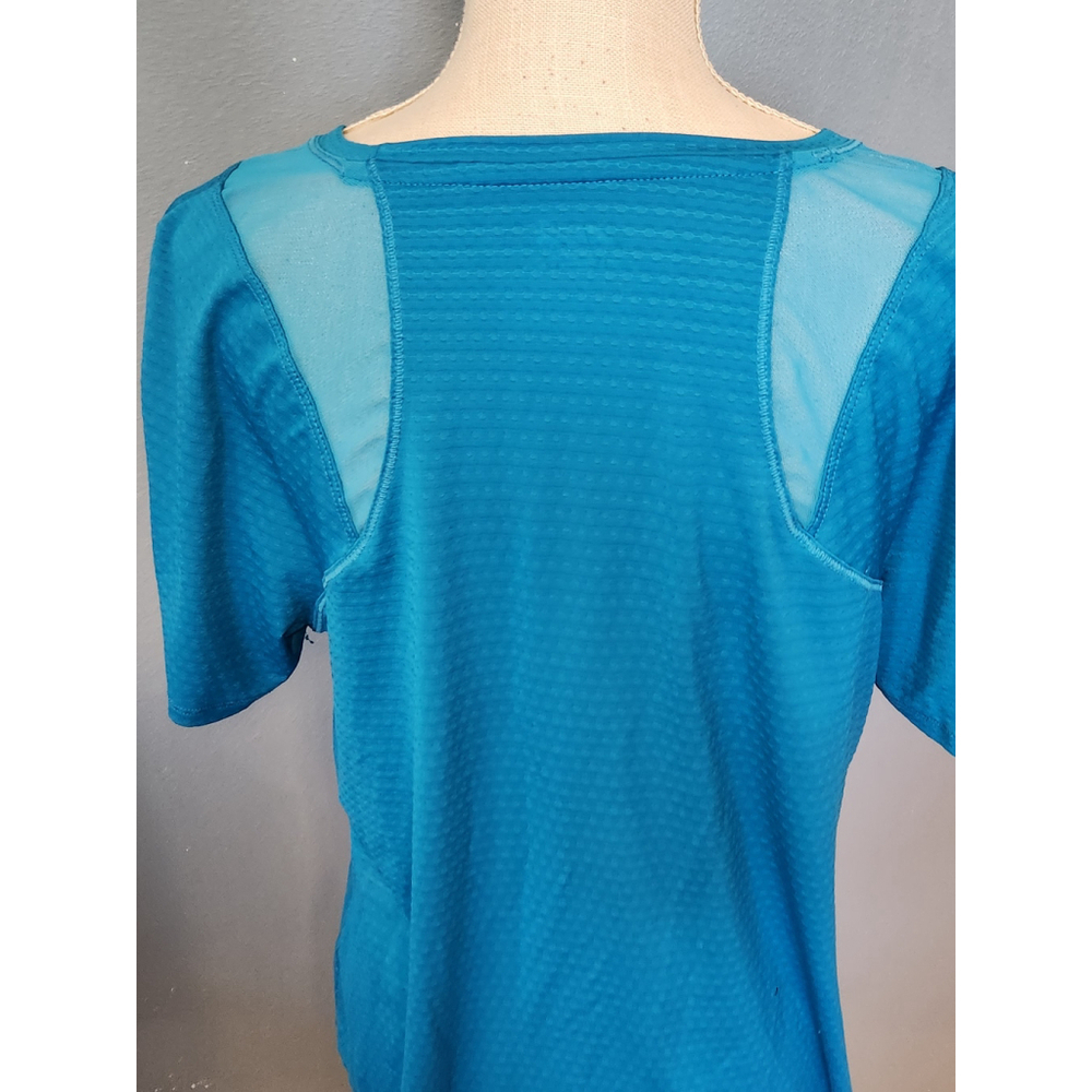 Avia textured mesh details high-low hem scoopneck lightweight tunic top - Picture 6 of 8